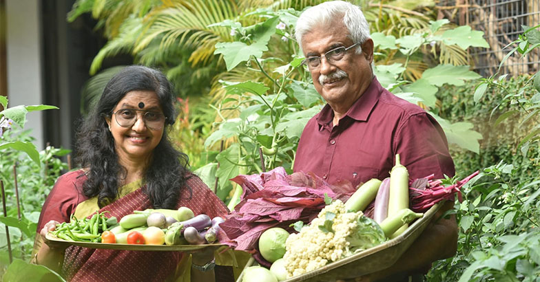 ഡോക്റ്റര്‍ ദമ്പതികളുടെ കൃഷിത്തോട്ടം 